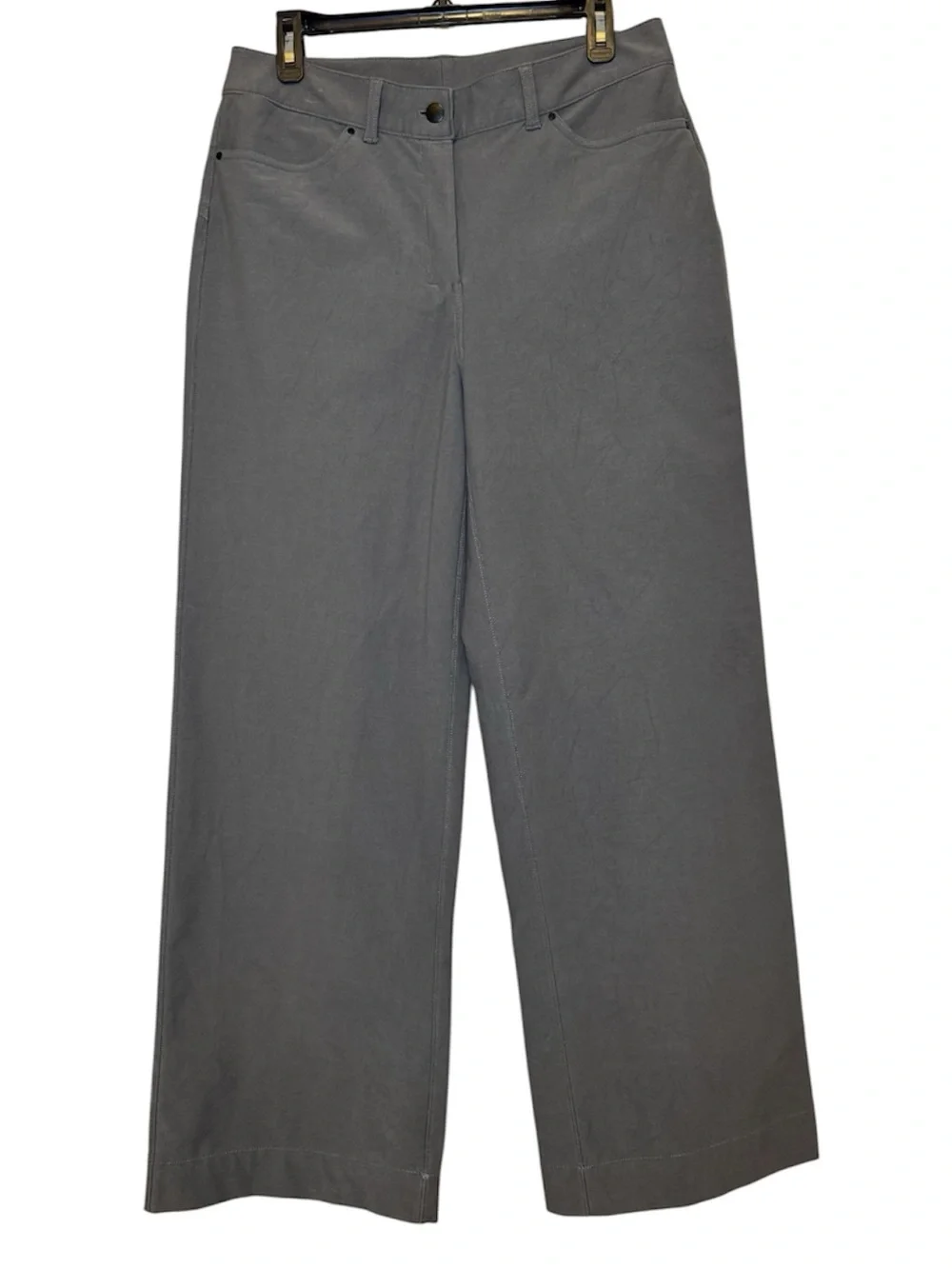 Lululemon City Sleek 5 Pocket Wide-Leg High-Rise Pant Olive/Green Size 30 LW5ENJ